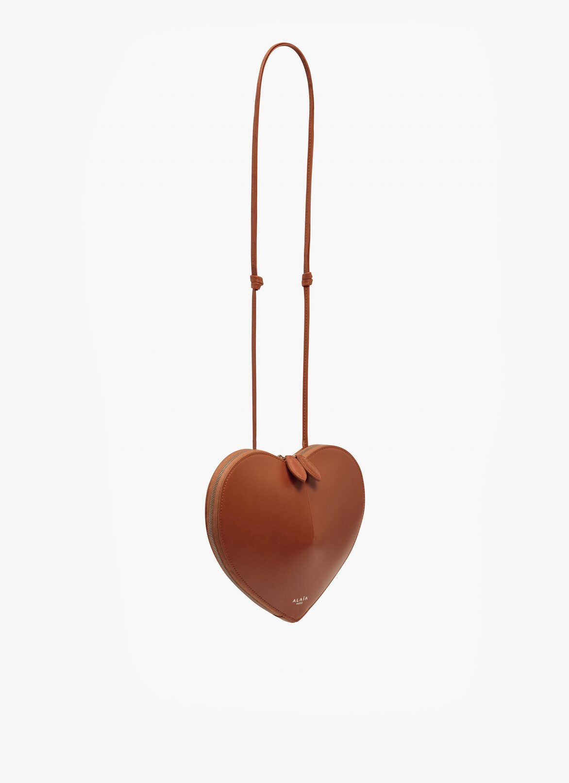 Le Cœur bag in calfskin ALAÏA BROWN LE CŒUR BAG IN CALFSKIN